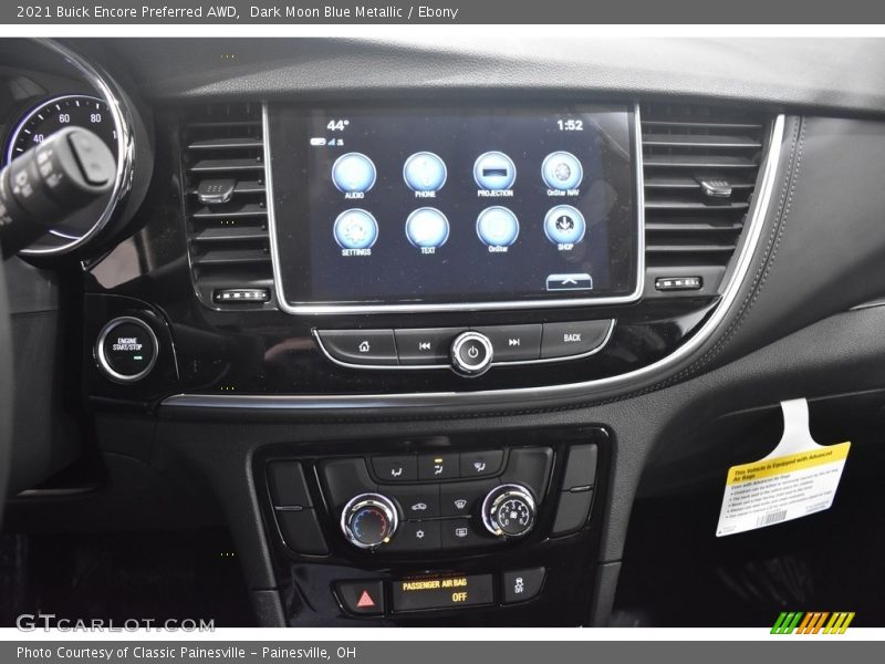 Dark Moon Blue Metallic / Ebony 2021 Buick Encore Preferred AWD