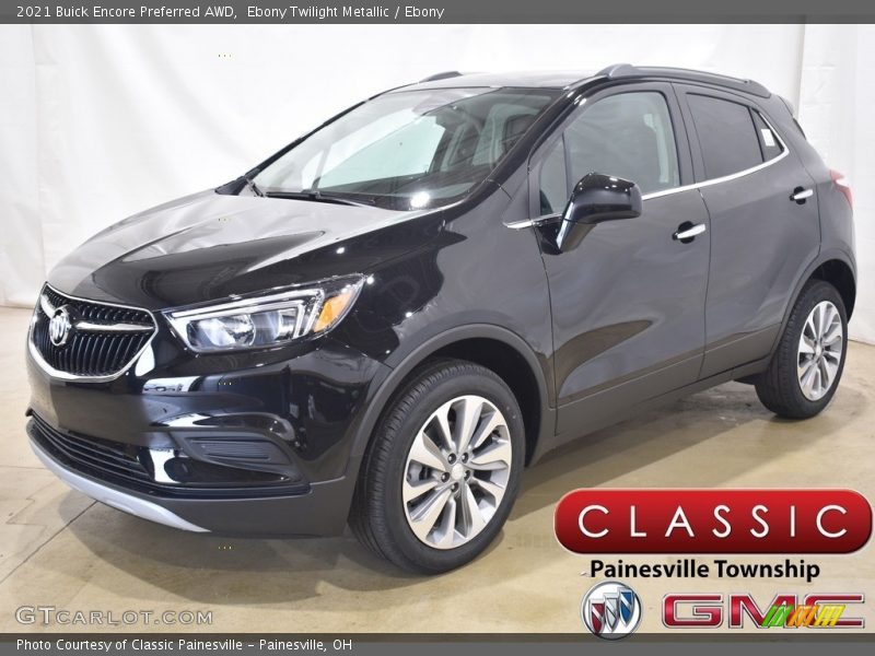 Ebony Twilight Metallic / Ebony 2021 Buick Encore Preferred AWD