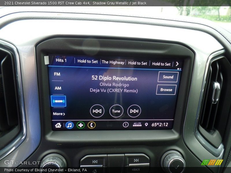 Shadow Gray Metallic / Jet Black 2021 Chevrolet Silverado 1500 RST Crew Cab 4x4