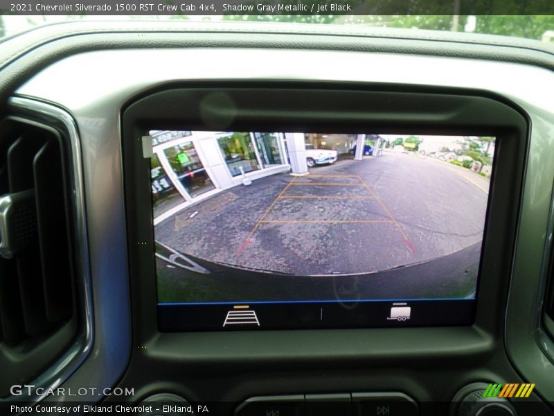 Shadow Gray Metallic / Jet Black 2021 Chevrolet Silverado 1500 RST Crew Cab 4x4