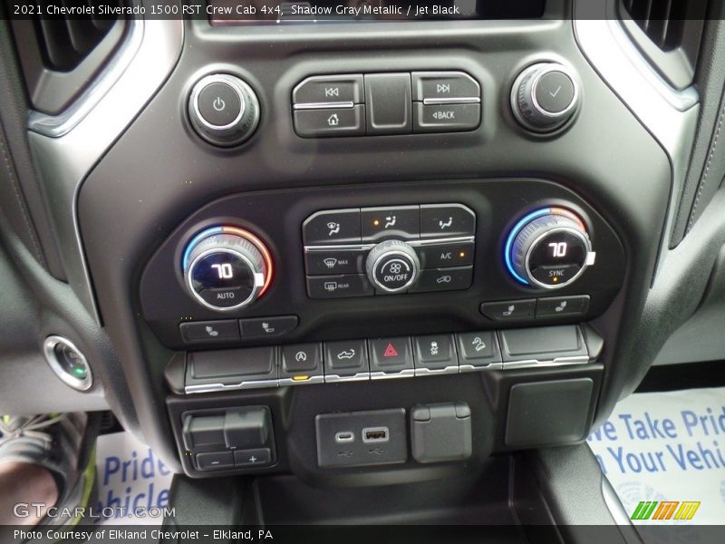 Shadow Gray Metallic / Jet Black 2021 Chevrolet Silverado 1500 RST Crew Cab 4x4