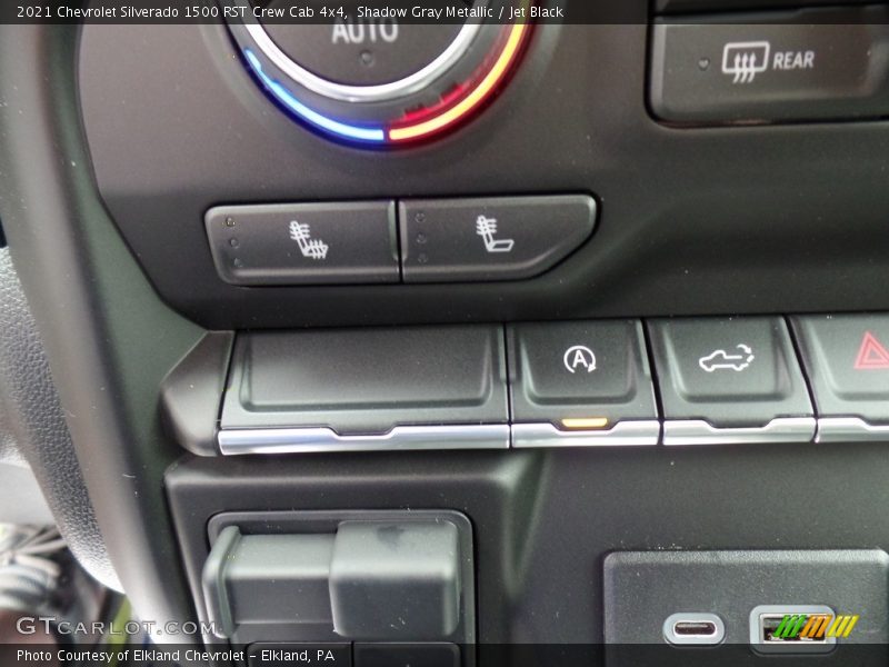 Shadow Gray Metallic / Jet Black 2021 Chevrolet Silverado 1500 RST Crew Cab 4x4