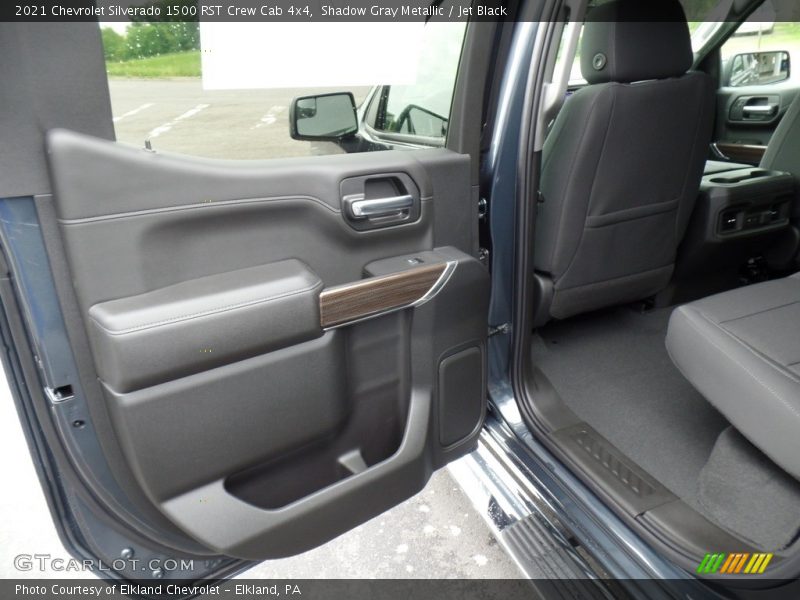 Shadow Gray Metallic / Jet Black 2021 Chevrolet Silverado 1500 RST Crew Cab 4x4