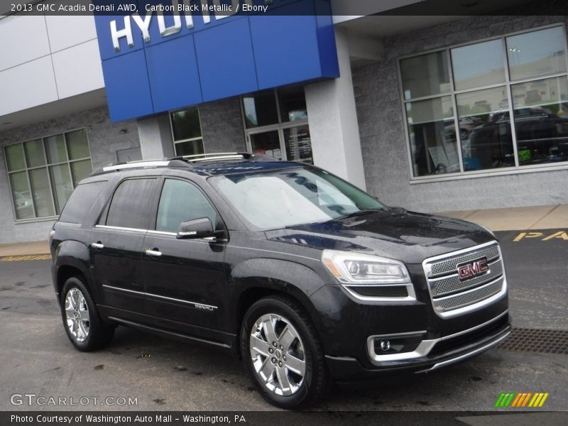 Carbon Black Metallic / Ebony 2013 GMC Acadia Denali AWD