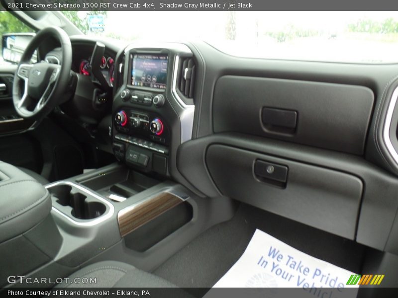 Shadow Gray Metallic / Jet Black 2021 Chevrolet Silverado 1500 RST Crew Cab 4x4