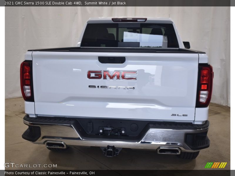 Summit White / Jet Black 2021 GMC Sierra 1500 SLE Double Cab 4WD
