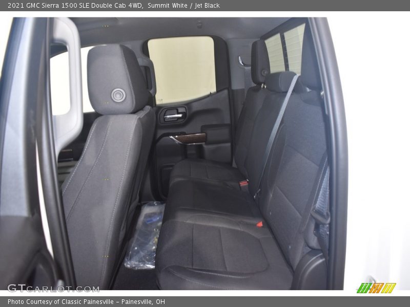 Summit White / Jet Black 2021 GMC Sierra 1500 SLE Double Cab 4WD