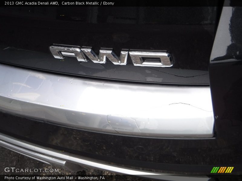 Carbon Black Metallic / Ebony 2013 GMC Acadia Denali AWD