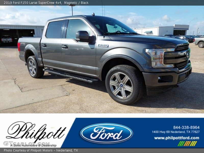 Magnetic / Black 2019 Ford F150 Lariat SuperCrew 4x4
