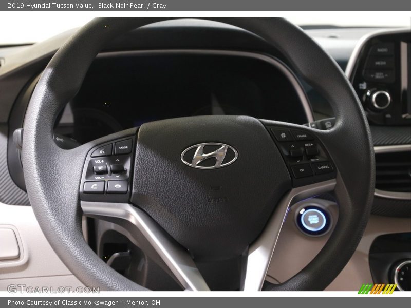 Black Noir Pearl / Gray 2019 Hyundai Tucson Value