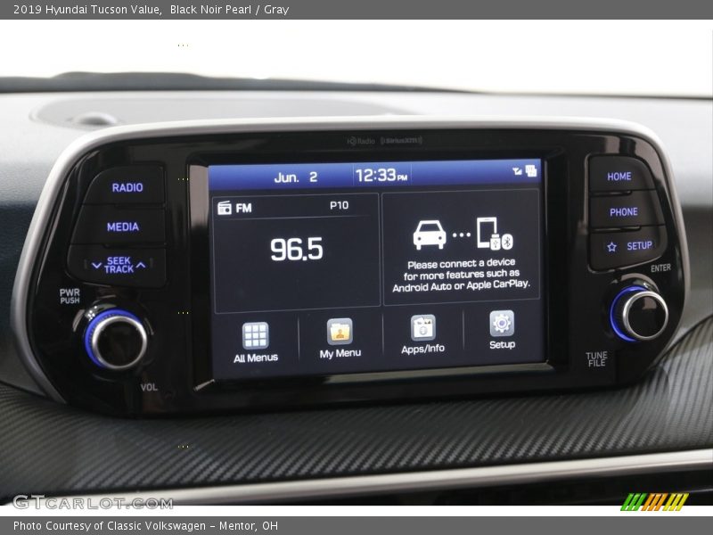 Black Noir Pearl / Gray 2019 Hyundai Tucson Value