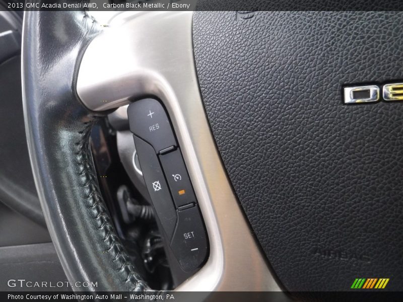 Carbon Black Metallic / Ebony 2013 GMC Acadia Denali AWD