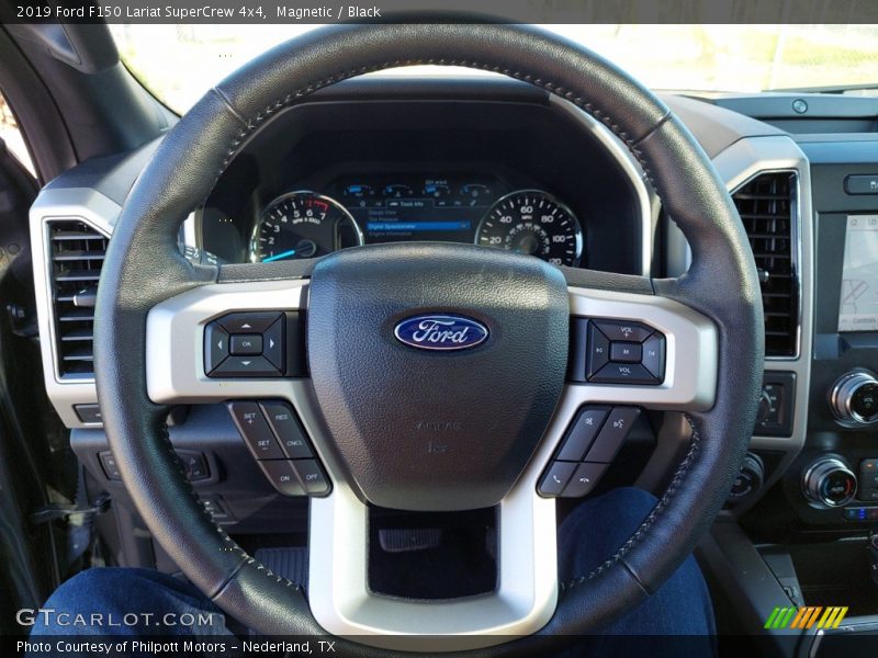 Magnetic / Black 2019 Ford F150 Lariat SuperCrew 4x4