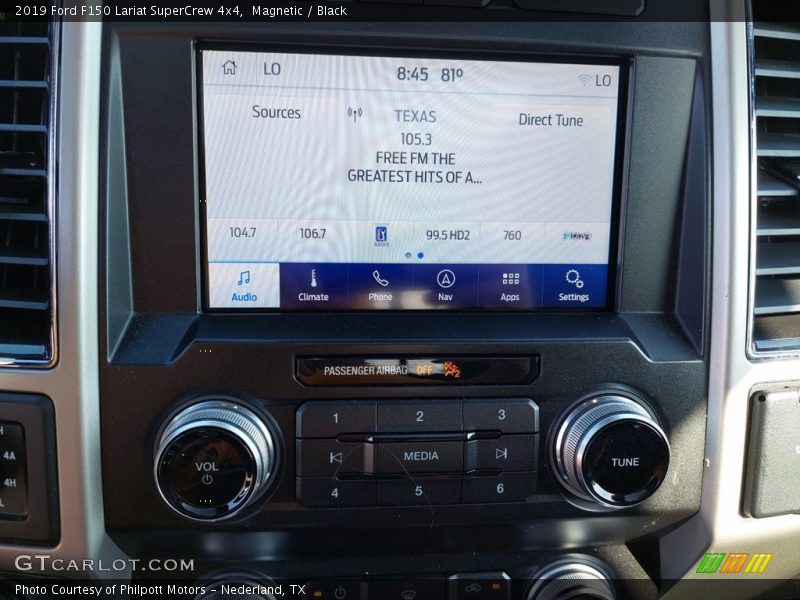 Magnetic / Black 2019 Ford F150 Lariat SuperCrew 4x4