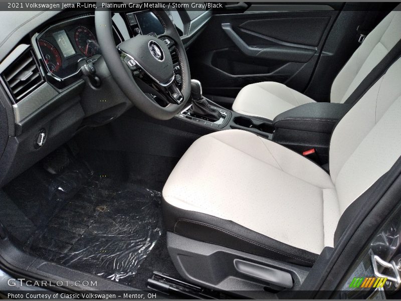 Front Seat of 2021 Jetta R-Line