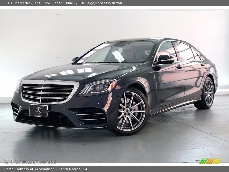 Front 3/4 View of 2018 S 450 Sedan