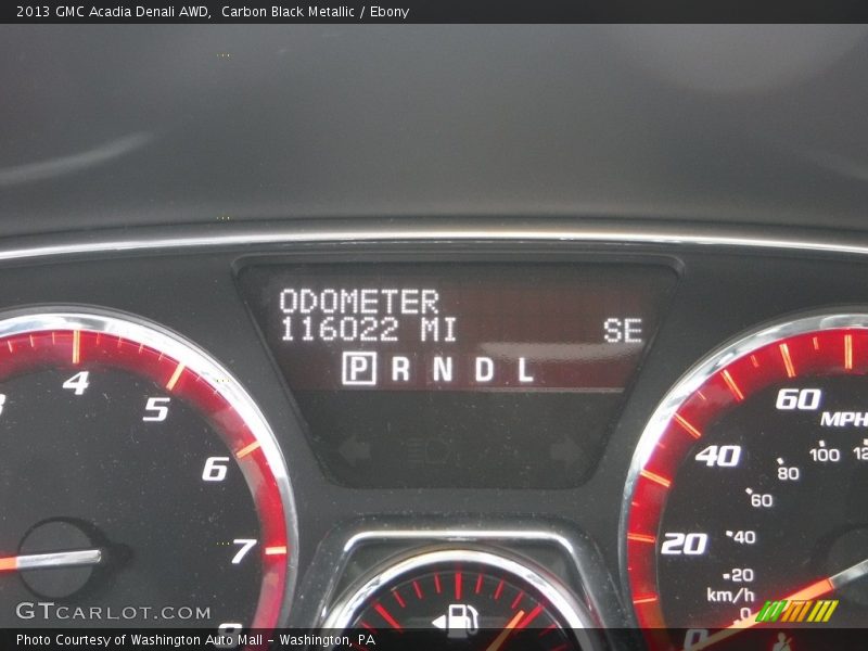 Carbon Black Metallic / Ebony 2013 GMC Acadia Denali AWD
