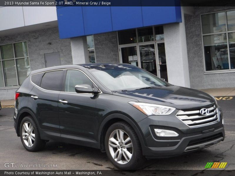 Mineral Gray / Beige 2013 Hyundai Santa Fe Sport 2.0T AWD