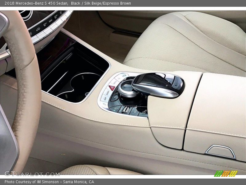 Black / Silk Beige/Espresso Brown 2018 Mercedes-Benz S 450 Sedan