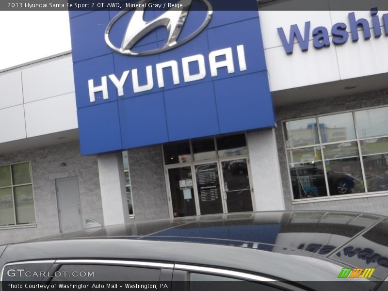 Mineral Gray / Beige 2013 Hyundai Santa Fe Sport 2.0T AWD
