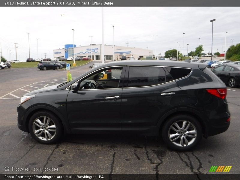Mineral Gray / Beige 2013 Hyundai Santa Fe Sport 2.0T AWD