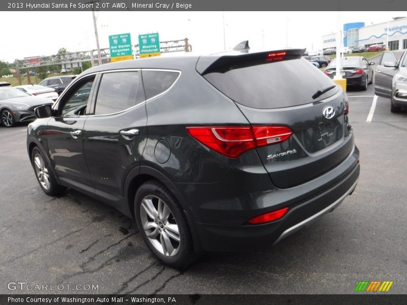 Mineral Gray / Beige 2013 Hyundai Santa Fe Sport 2.0T AWD