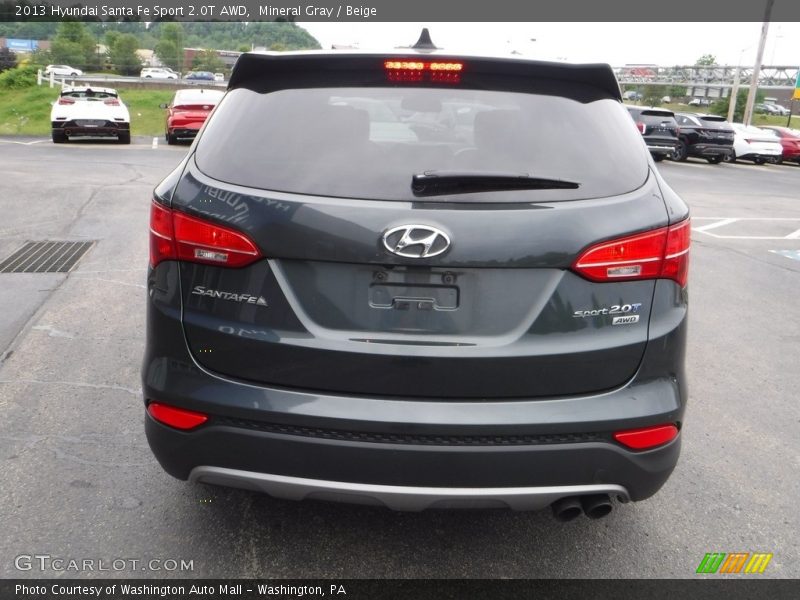Mineral Gray / Beige 2013 Hyundai Santa Fe Sport 2.0T AWD