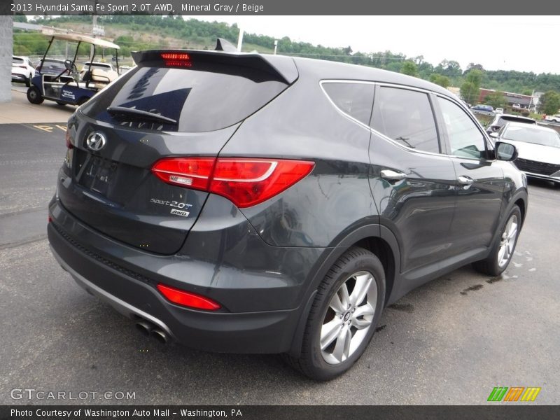 Mineral Gray / Beige 2013 Hyundai Santa Fe Sport 2.0T AWD