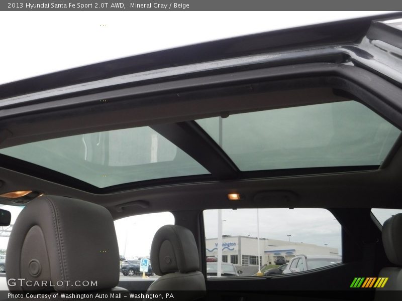 Mineral Gray / Beige 2013 Hyundai Santa Fe Sport 2.0T AWD
