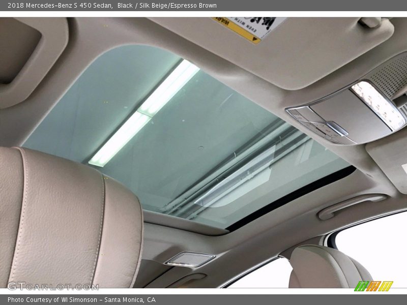 Black / Silk Beige/Espresso Brown 2018 Mercedes-Benz S 450 Sedan