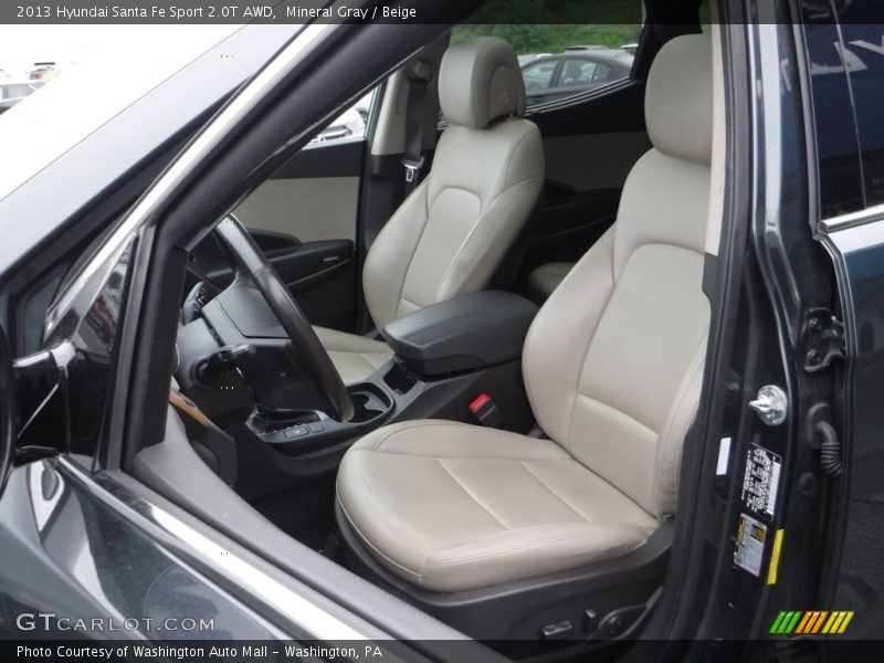 Mineral Gray / Beige 2013 Hyundai Santa Fe Sport 2.0T AWD