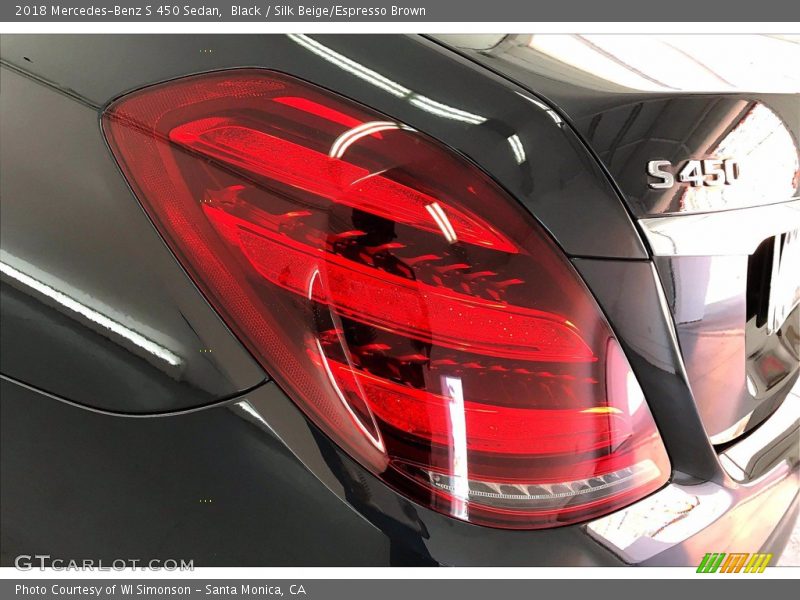 Black / Silk Beige/Espresso Brown 2018 Mercedes-Benz S 450 Sedan