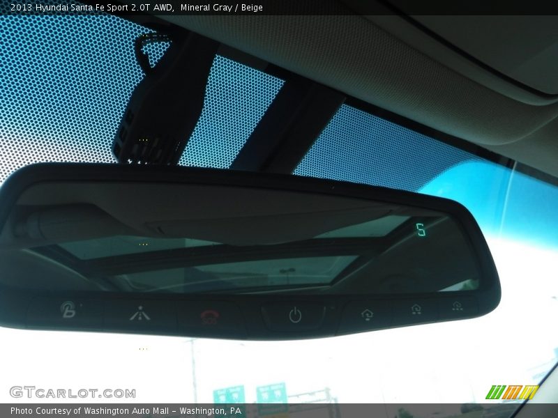 Mineral Gray / Beige 2013 Hyundai Santa Fe Sport 2.0T AWD
