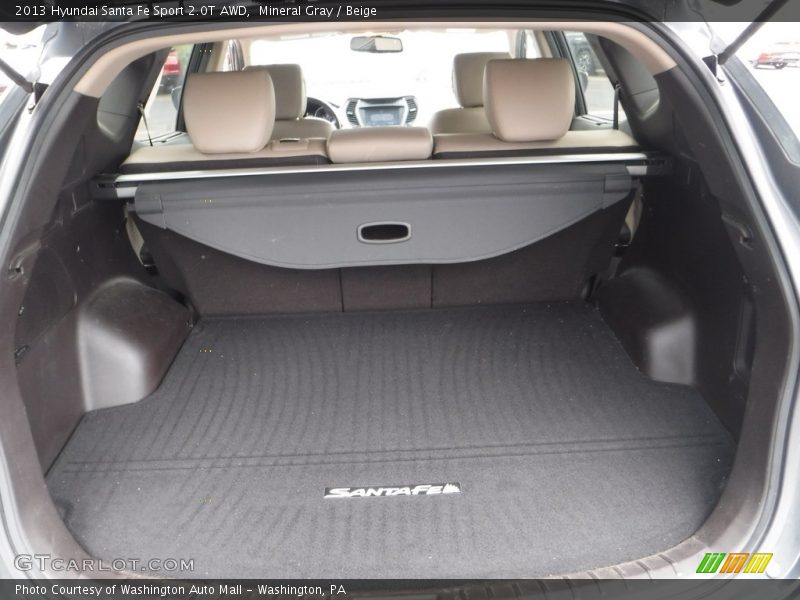 Mineral Gray / Beige 2013 Hyundai Santa Fe Sport 2.0T AWD