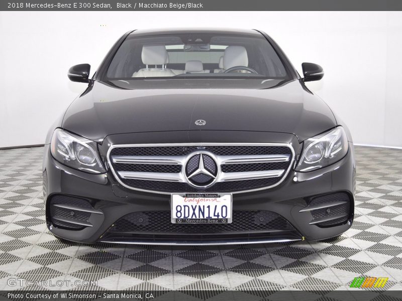Black / Macchiato Beige/Black 2018 Mercedes-Benz E 300 Sedan