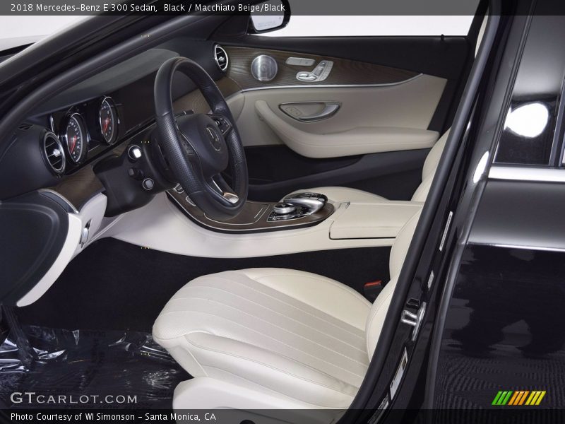 Black / Macchiato Beige/Black 2018 Mercedes-Benz E 300 Sedan