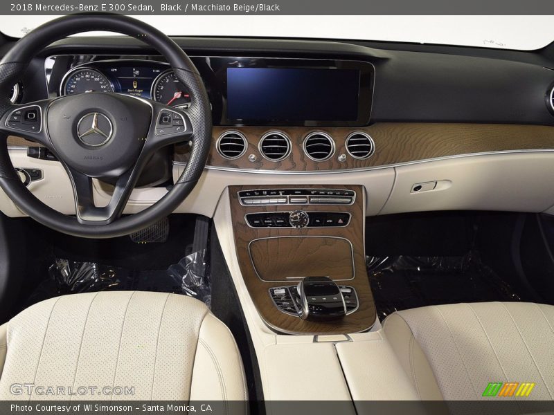 Black / Macchiato Beige/Black 2018 Mercedes-Benz E 300 Sedan