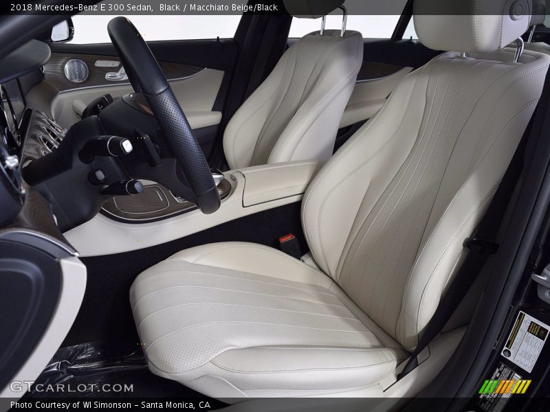 Black / Macchiato Beige/Black 2018 Mercedes-Benz E 300 Sedan