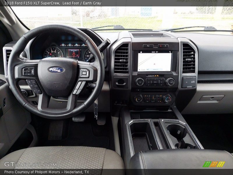Lead Foot / Earth Gray 2018 Ford F150 XLT SuperCrew
