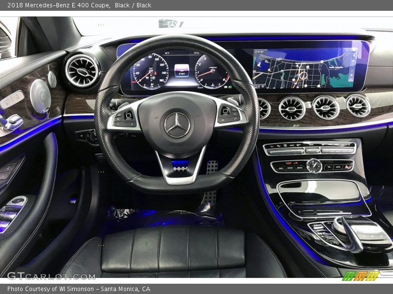 Dashboard of 2018 E 400 Coupe