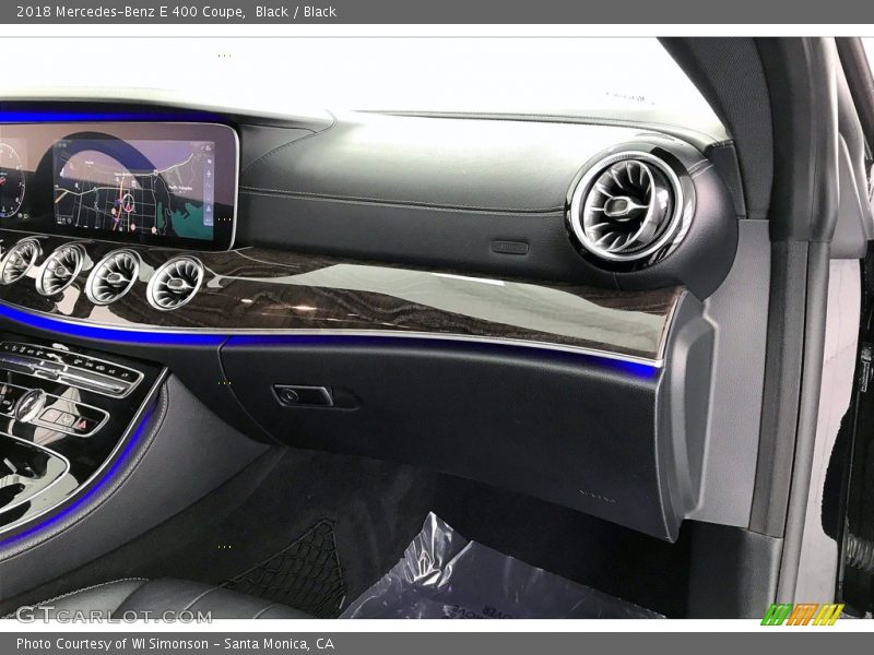Black / Black 2018 Mercedes-Benz E 400 Coupe