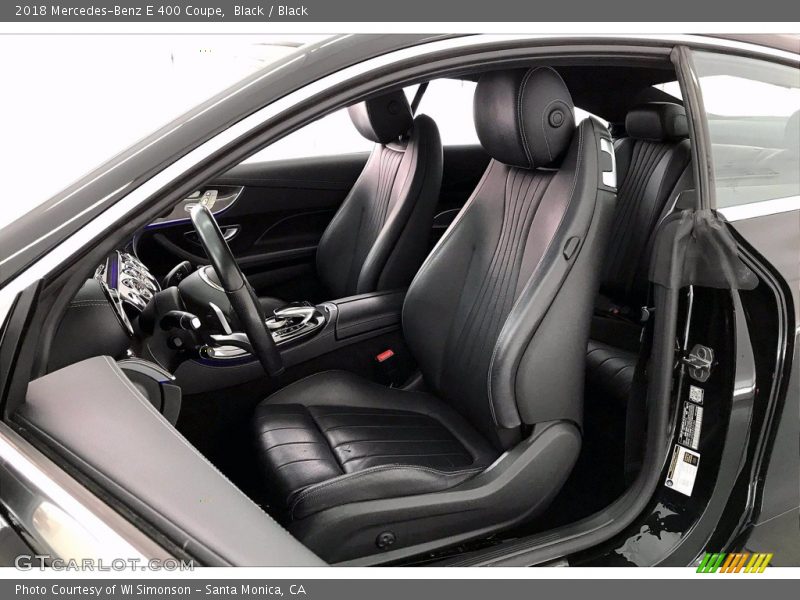 Front Seat of 2018 E 400 Coupe