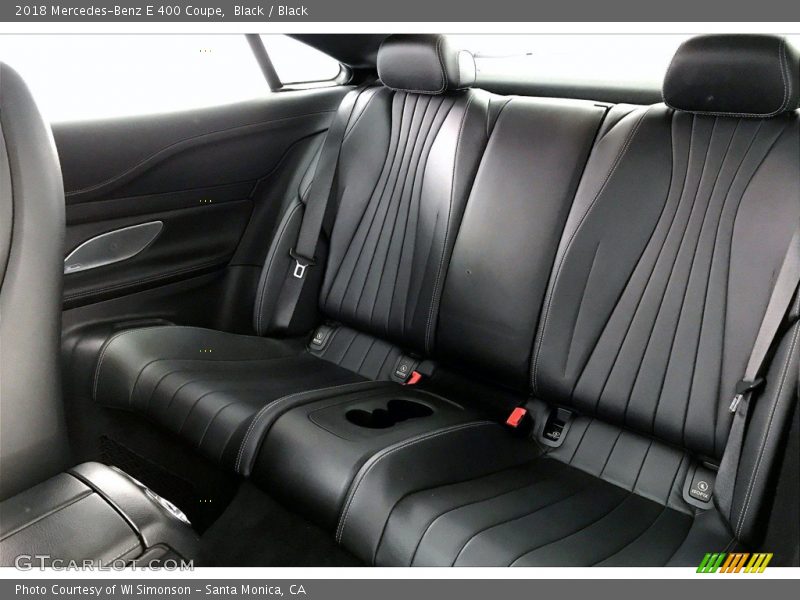Rear Seat of 2018 E 400 Coupe
