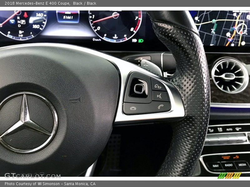 Black / Black 2018 Mercedes-Benz E 400 Coupe