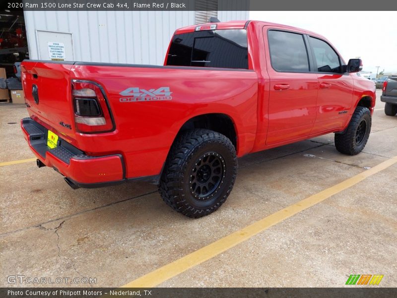 Flame Red / Black 2020 Ram 1500 Lone Star Crew Cab 4x4