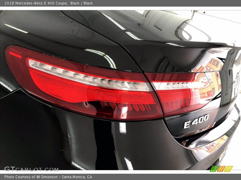 Black / Black 2018 Mercedes-Benz E 400 Coupe