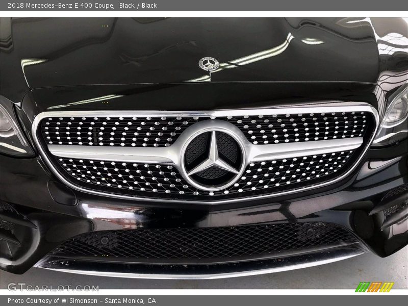 Black / Black 2018 Mercedes-Benz E 400 Coupe