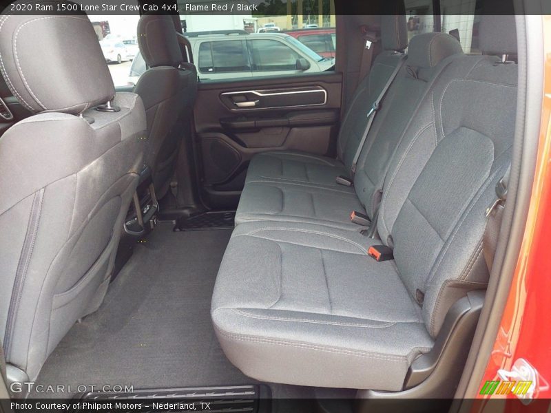 Rear Seat of 2020 1500 Lone Star Crew Cab 4x4