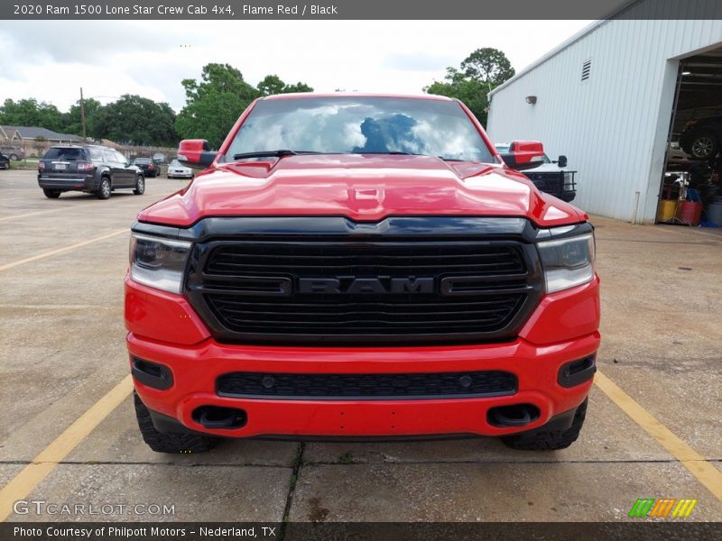 Flame Red / Black 2020 Ram 1500 Lone Star Crew Cab 4x4