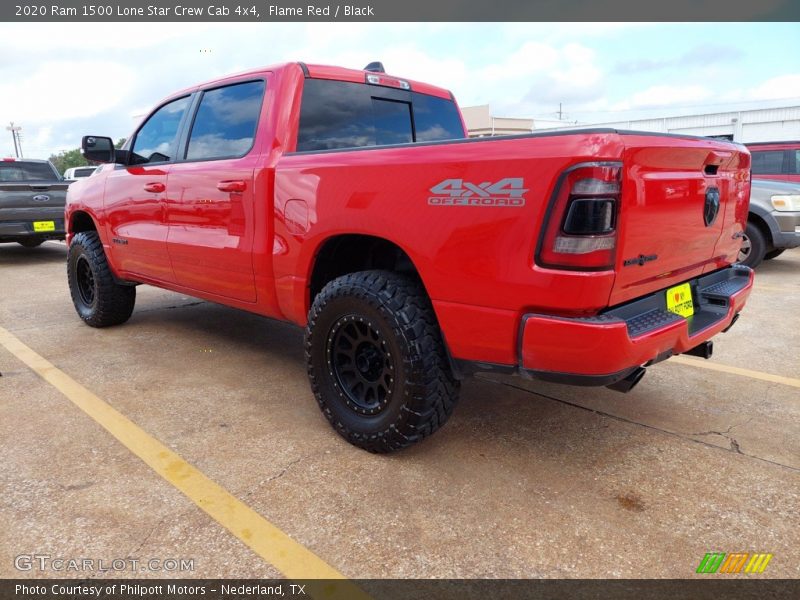 Flame Red / Black 2020 Ram 1500 Lone Star Crew Cab 4x4